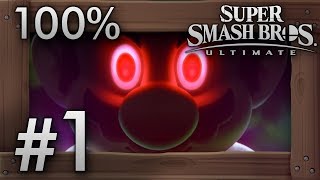 Super Smash Bros Ultimate World of Light Part 1  Intro amp World Tour  100 Walkthrough [upl. by Brindell]