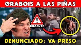 GRABOIS A LAS PIÑAS LE PEGA A UNA PERSONA 🚨 ES DENUNCIADO EN LA JUSTICIA VA PRESO [upl. by Nariko]