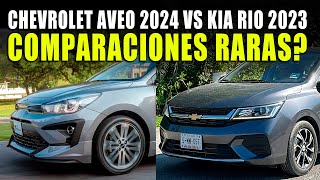 CHEVROLET AVEO 2024 VS KIA RIO 2023 CUAL COMPRAR [upl. by Rolf]