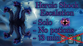 Dauntless Heroic Shock Escalation Solo No potion 13 min Repeater [upl. by Anayra138]