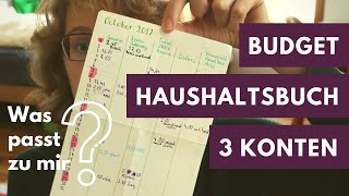 Budget Haushaltsbuch drei Konten Wie Ausgaben verwalten [upl. by Hsinam348]