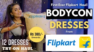 Trendy Bodycon Dresses from FLIPKART 😍 Tryon  Honest Review  gimaashi [upl. by Maureen]