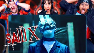 SAW X 2023 MOVIE REACTION FIRST TIME WATCHING Saw 10  Jigsaw  Full Movie Review [upl. by Solnit]