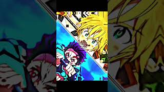 Meliodas vs 2 randoms Part 3 anime animeedit sevendeadlysins meliodas tanjiro denji [upl. by Wahkuna]