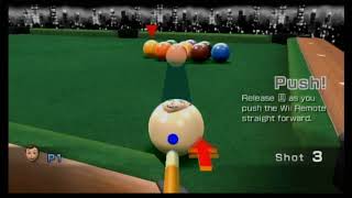 Wii Play Billiards All 4 Foul Screens [upl. by Xuaeb]