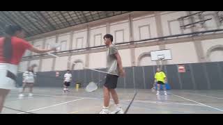 Badminton SportfestJWG doubleRedvsWhite [upl. by Tyson]