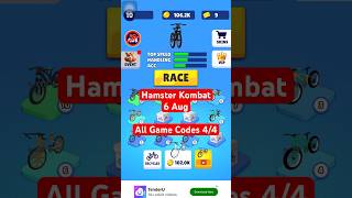 Hamster Kombat 6 Aug Bike Game All Codes 44 🔑 redeemcode hamsterkombat bikeride [upl. by Giamo134]