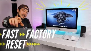 How to Factory Reset your iMac or Macbook  Quick amp Easy Steps in 2020 [upl. by Atteloc]