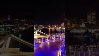 MSC SEAVIEW timelapse partenza da Barcellona msccrociere shorts barcellona [upl. by Bandur175]