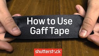 What is Gaff Tape  Filmmaking Tips [upl. by Irok]