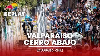 REPLAY Urban Downhill Racing  Red Bull Valparaíso Cerro Abajo [upl. by Mehala]