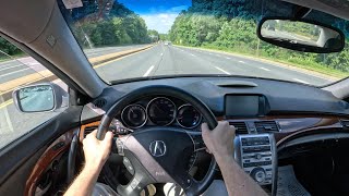 2008 Acura RL 35  POV Test Drive [upl. by Attoynek]