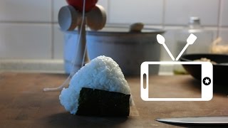 Rezept Onigiri jap Street Food [upl. by Nananne]