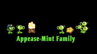 Appeasemint Family Ranking PVZ2 [upl. by Aidualk]