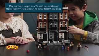 LEGO 76408 Harry Potter 12 Grimmauld Place Model Building Set  Smyths Toys [upl. by Pattison995]