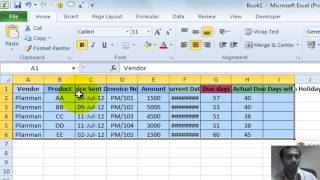 How to Calculate Working Days in Excel amp Exclude ANY Days you WANT weekends too [upl. by Marleen]