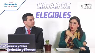 Conformación Publicación Orden Exclusión y Firmeza de la Lista de Elegibles  Concurso Docentes [upl. by Erv]