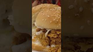 Zinger Burger  Eshal Fatima kfc eshalfatima ytstudio [upl. by Hsirk]