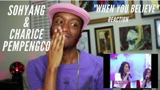 SoHyang amp Charice Pempengco  When You Believe  MUSICIAN REACTION [upl. by Adnorahs]