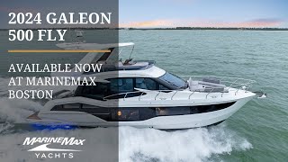 2024 Galeon 500 FLY Yacht For Sale at MarineMax Boston MA [upl. by Grayce]