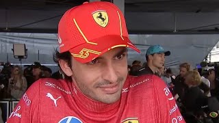 Carlos Sainz Emotional win for me  Post Race Interview Mexico City GP 2024 [upl. by Oaoj198]