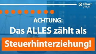 ACHTUNG Das ALLES zählt als Steuerhinterziehung 2024 [upl. by Yeuh]