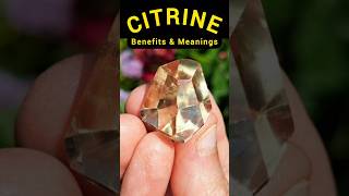 CITRINE Benefits amp Meanings in Crystal Healing For Manifesting Money crystalhealing [upl. by Assirk]