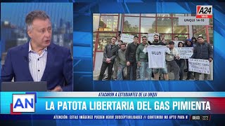 Identifican a los agresores en la Universidad Nacional de Quilmes [upl. by Ynalem]