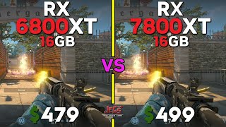 RX 6800 XT vs RX 7800 XT  R7 7800X3D  Tested in 15 games [upl. by Yttiy]