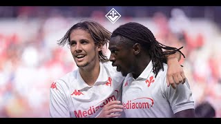 Highlights Friburgo vs Fiorentina 22 Kean Mandragora Gregoritsch  Philipp [upl. by Maer290]