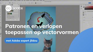 Tutorial Patronen en verlopen toepassen op vectorvormen in Photoshop  Meest recente versie [upl. by Ynohtnaed843]