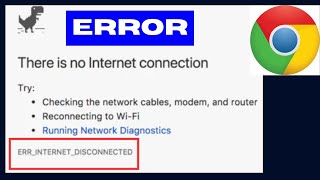 ERR INTERNET DISCONNECTED Chrome Error Fixed [upl. by Inge]