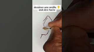 Comment dessiner une oreilleart shorts viral [upl. by Doherty]