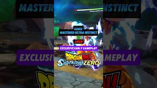 Goku Mastered Ultra Instinct vs Jiren Exclusive Early Gameplay dragonballsparkingzero dragonball [upl. by Mercy730]