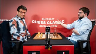 DRAMATIC CHESS Levon Aronian vs Maxime VachierLagrave  Superbet Chess Blitz 2022 [upl. by Quintessa]