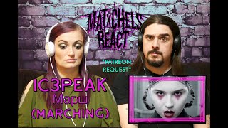 IC3PEAK  Марш Marching First Time Couples React [upl. by Yrtnahc]