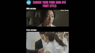 Choose your parkshinhye fighter kdramaedit kdrama doctorslump doctors [upl. by Aticilef]