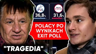 quotTragediaquot Warszawiacy komentują wynik wyborów exit poll [upl. by Thera]