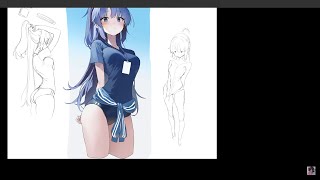 【Prop】 Hayase Yuuka 早瀬ユウカ Blue Archive  DIGITAL PAINTING  DRAWING PROCESS [upl. by Sevik777]