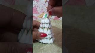 DIY Christmas tree 🎄  christmas tree earbuds trendingdiycraftchristmas [upl. by Lethia18]