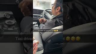 The taxi driver wont let him out youtubeshorts taxidriver uk money karen [upl. by Dez772]