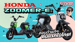 Honda Zoomer E จักรยานไฟฟ้าทรงมอเตอร์ไซค์รุ่นยอดฮิตของจีน ของจริง ฮอนด้าแท้ๆเลย  Street Meet [upl. by Stokes]