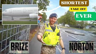 Brize Norton Spy Glasses Audit  Shortest Take Off EVER [upl. by Telfer]