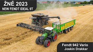 NEW Fendt IDEAL 9T  Fendt 942 Vario amp Joskin Drakkar  Žně 2023  harvest 2023  Ječmen [upl. by Milli]