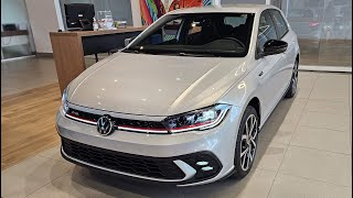 Novo Polo GTS 2023 Prata Sirius preço consumo detalhes  carblogbr [upl. by Klina247]