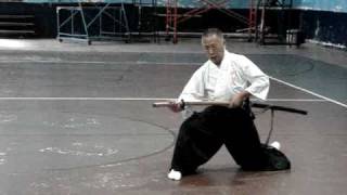 Sekiguchi Komei  21° Soke Muso Jikiden Eishin Ryu Iaijutsu  Argentina 2008 [upl. by Iand]