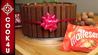 No Bake Maltesers Kitkat Cheesecake  How to Make Kitkat Chocolate Cheesecake shorts [upl. by Ymerej]