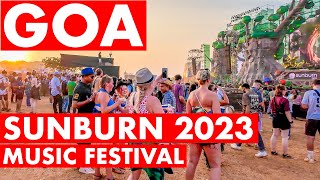 Sunburn Goa  2023  Goas Biggest Dance Festival  Sunburn Music Festival  Goa Vlog  Best Party [upl. by Lehte]