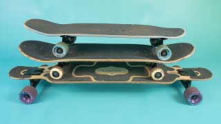 Longboard vs Skateboard vs Cruiser Beginner Breakdown [upl. by Volotta985]