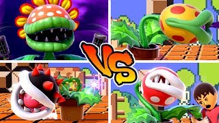 Super Smash Bros Ultimate  Origin of Piranha Plant Moves amp Animations [upl. by Lrem]